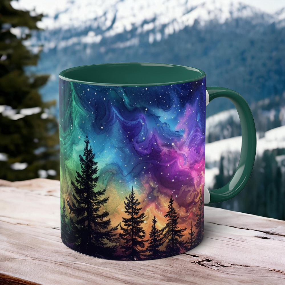 Aurora-Themed Ceramic Mug | WSMug53