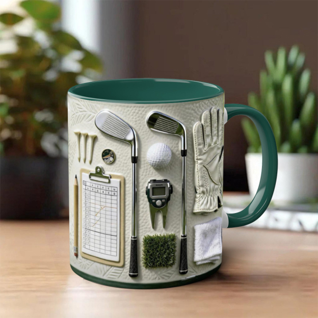 Golfer-Themed Ceramic Mug | WSMug56