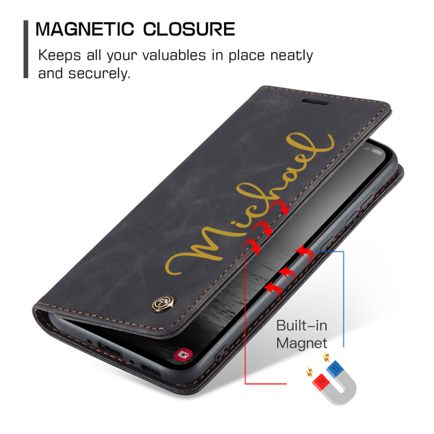 Personalised Monogram Card Holder Wallet Phone Case | OFCase130