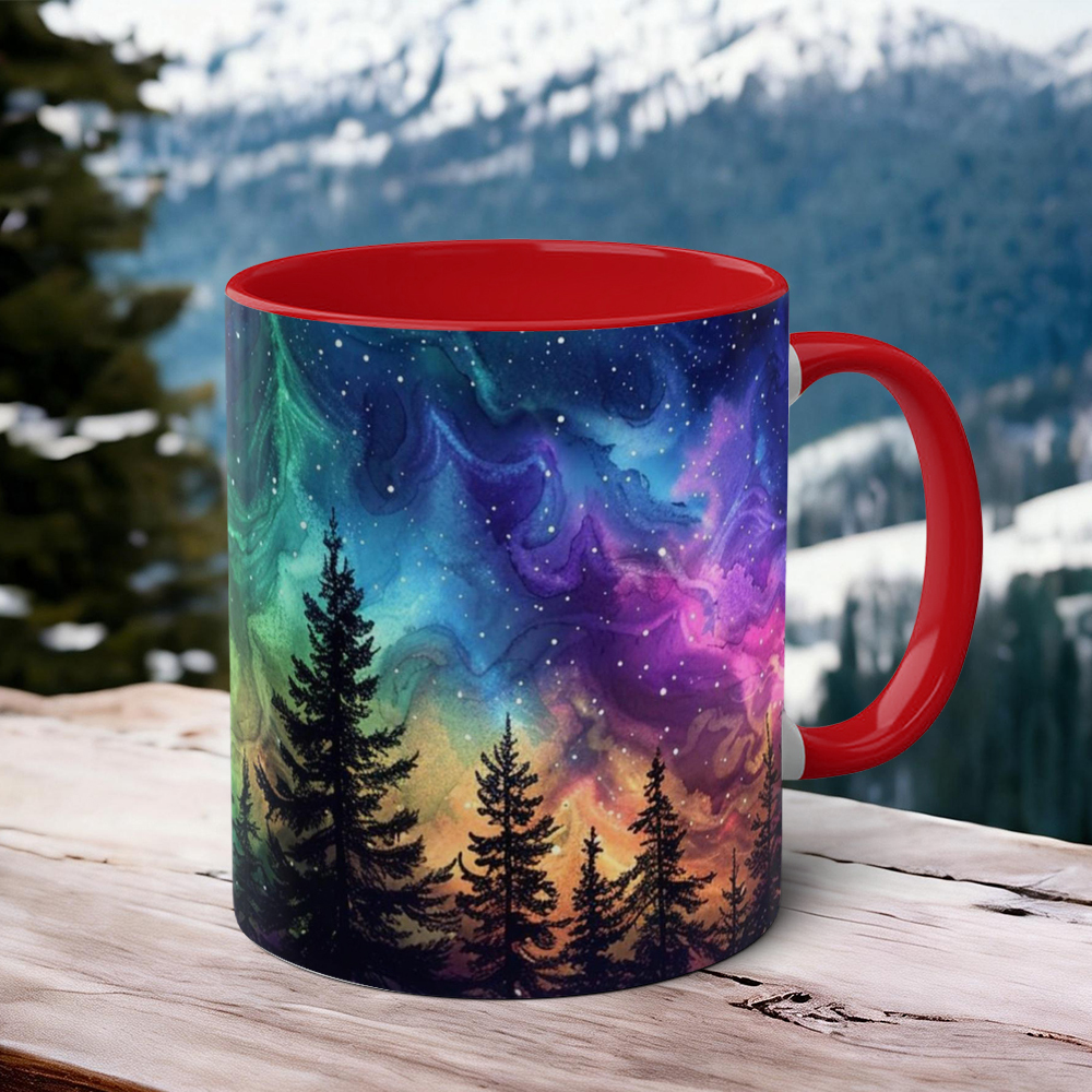 Aurora-Themed Ceramic Mug | WSMug53