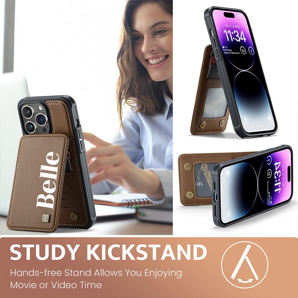 Personalised Monogram Card Holder Wallet Phone Case | OFCase118