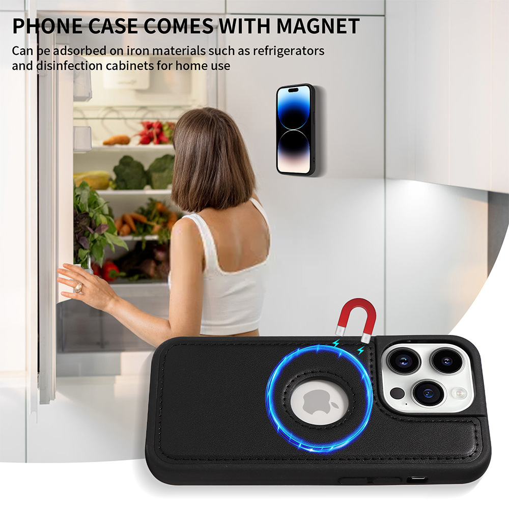 Personalised Magnetic Card Holder Wallet Phone Case | OFCase120