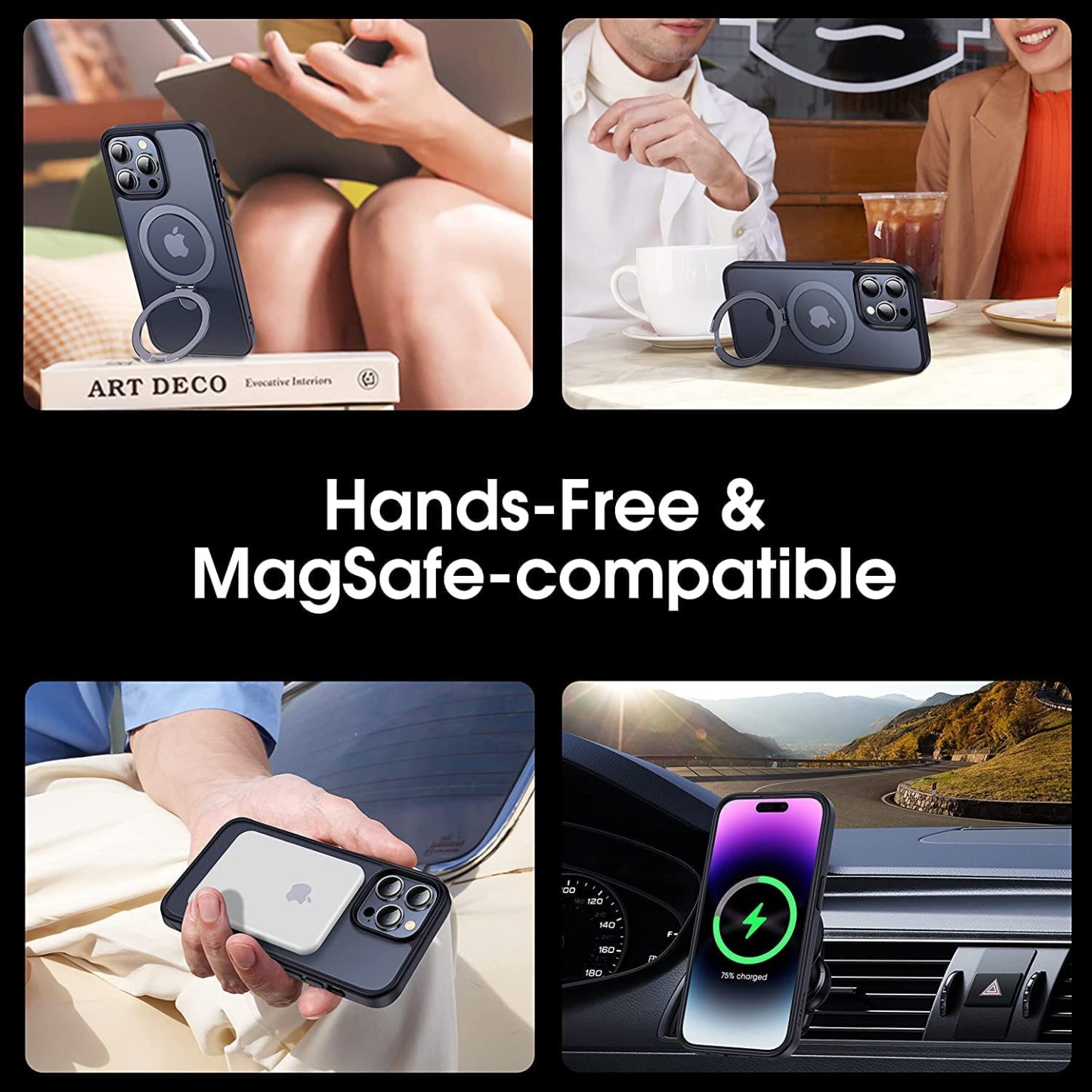 Magnetic Invisible Stand Phone Case | OFCase059