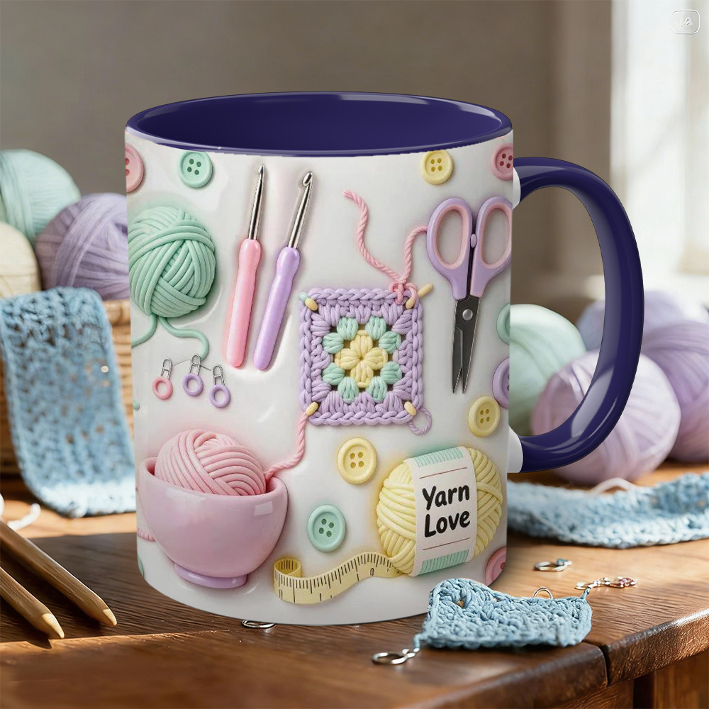 Sewing Supplies Themed Ceramic Mug | WSMug20
