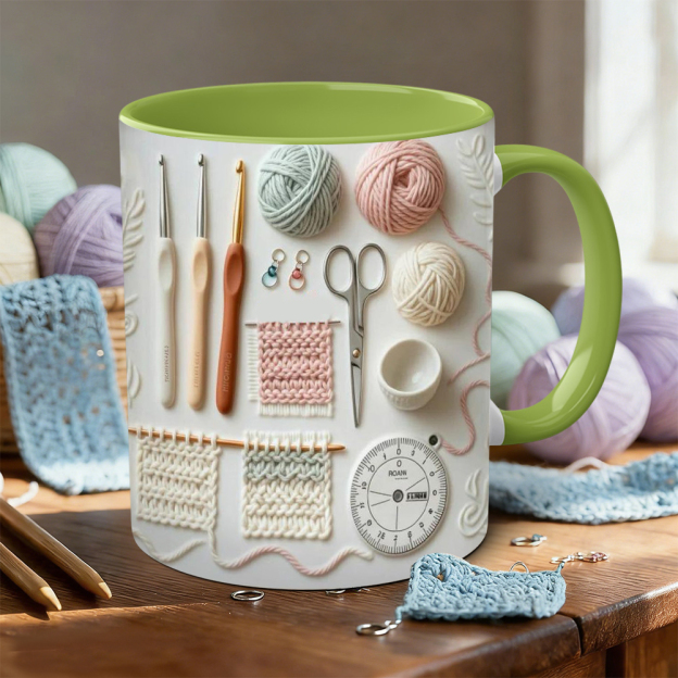 Sewing Supplies Themed Ceramic Mug | WSMug25