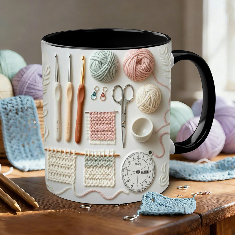 Sewing Supplies Themed Ceramic Mug | WSMug25