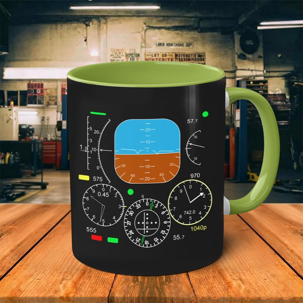 Aviation-Themed Ceramic Mug | WSMug35