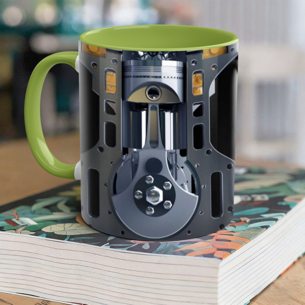 Mechanic Engine Ceramic Mug | WSMug38