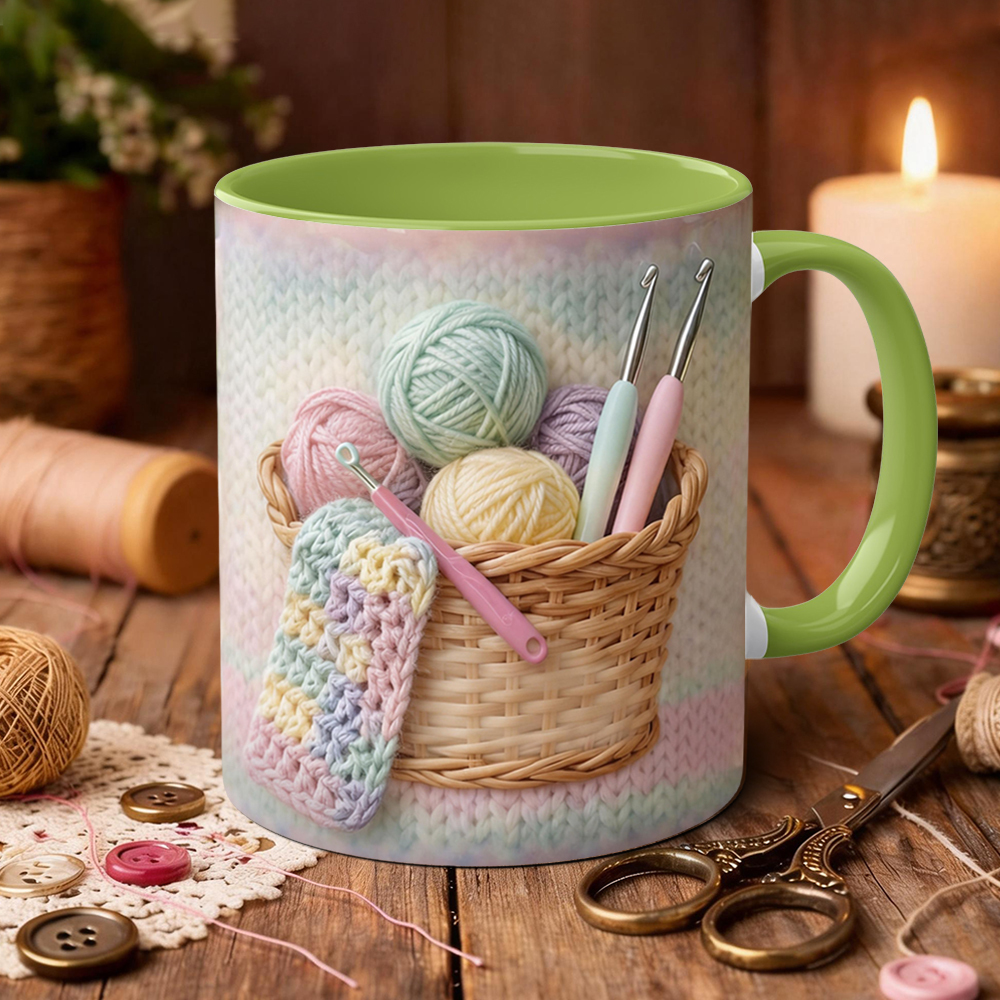 Sewing Supplies Themed Ceramic Mug | WSMug49