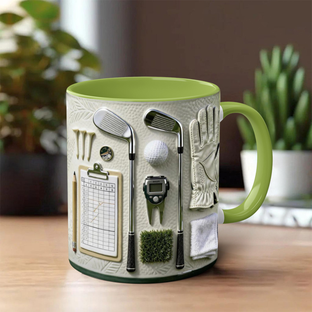 Golfer-Themed Ceramic Mug | WSMug56