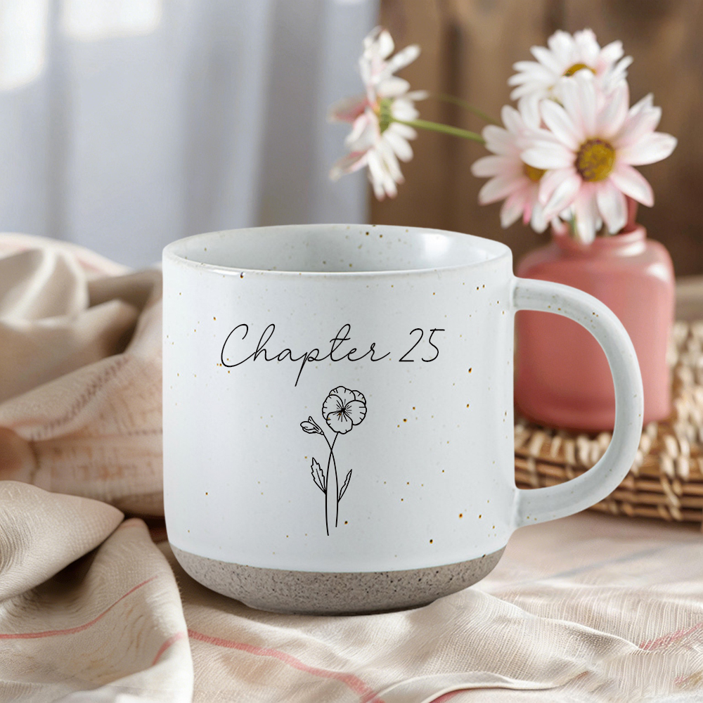 Personalized Birthday Month Floral Mug | WSMug63