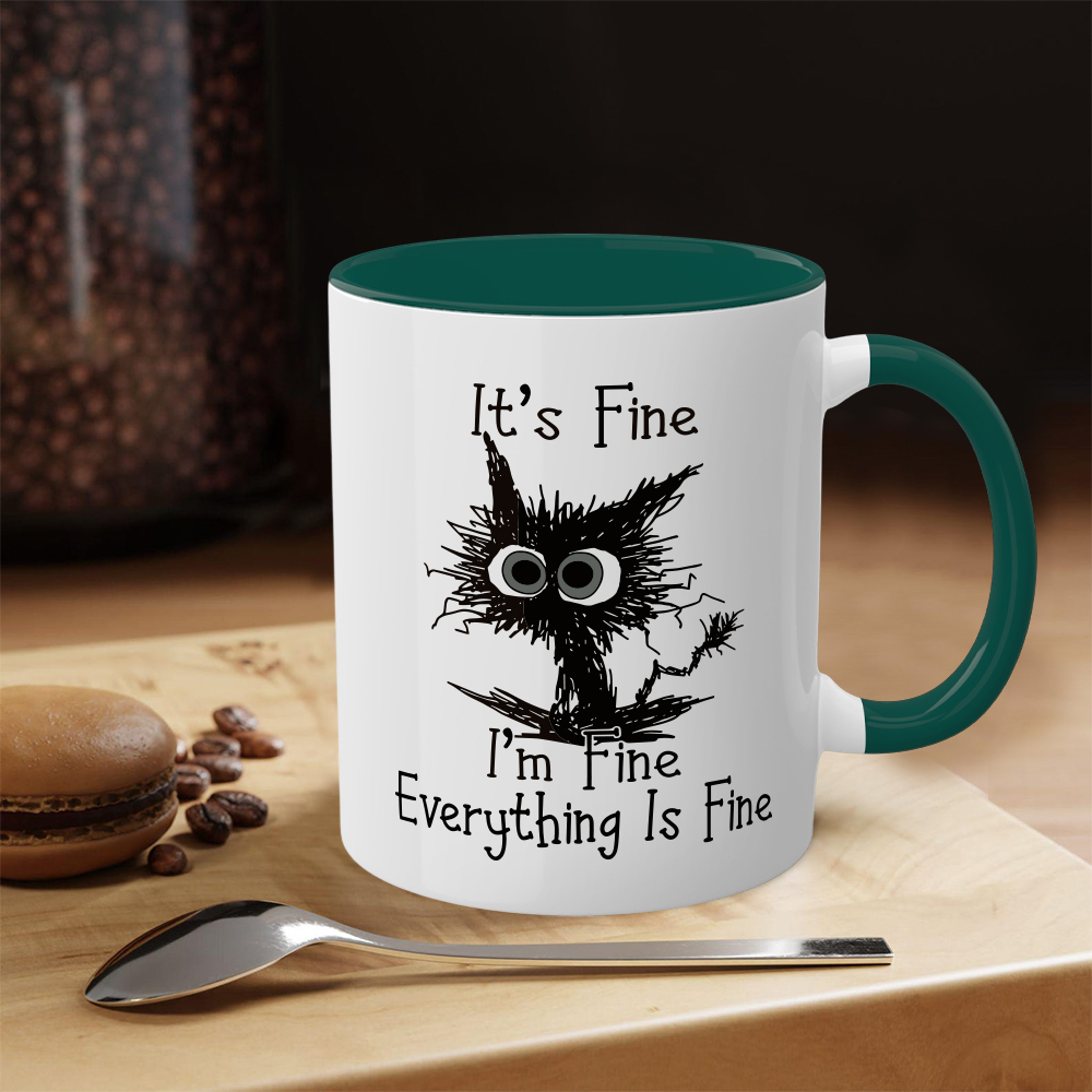 It's Fine I'm Fine Everything Is Fine Mug | WSMug10