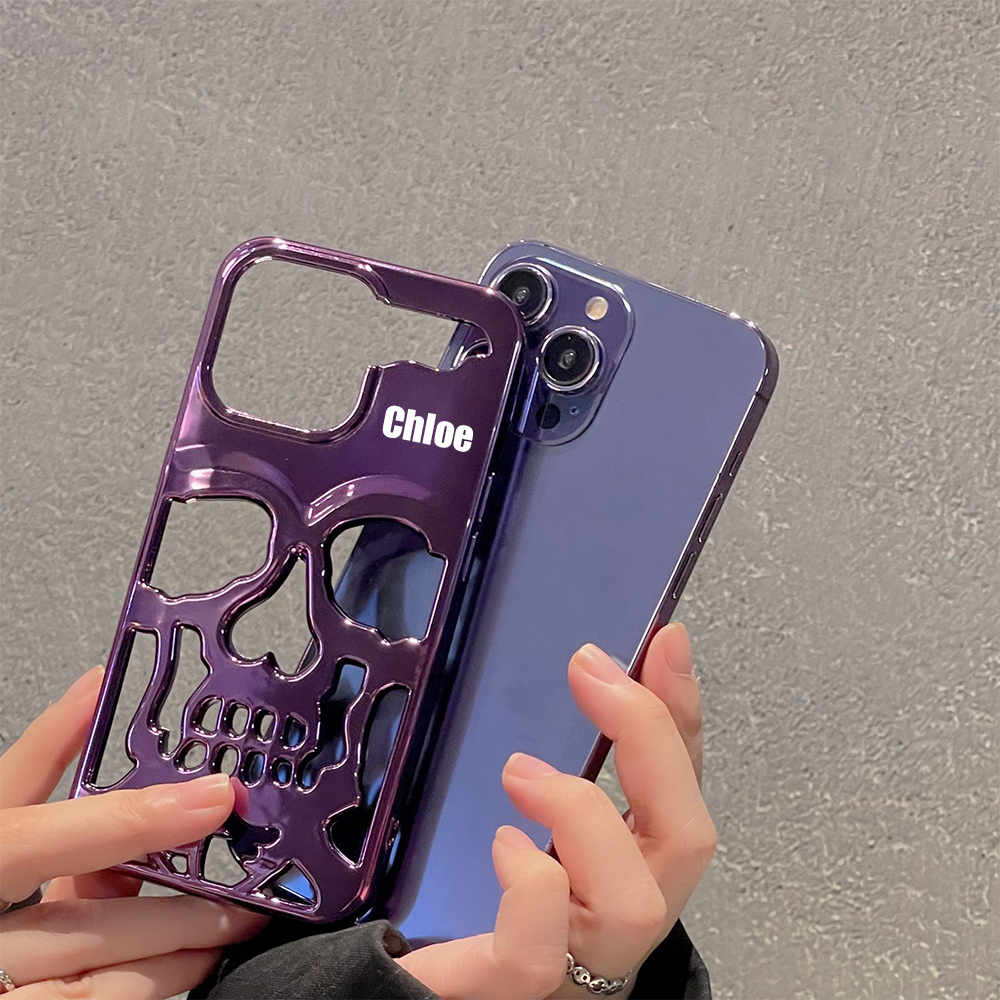 Personalized Name Skull Phone Case for iPhone | OFCase151