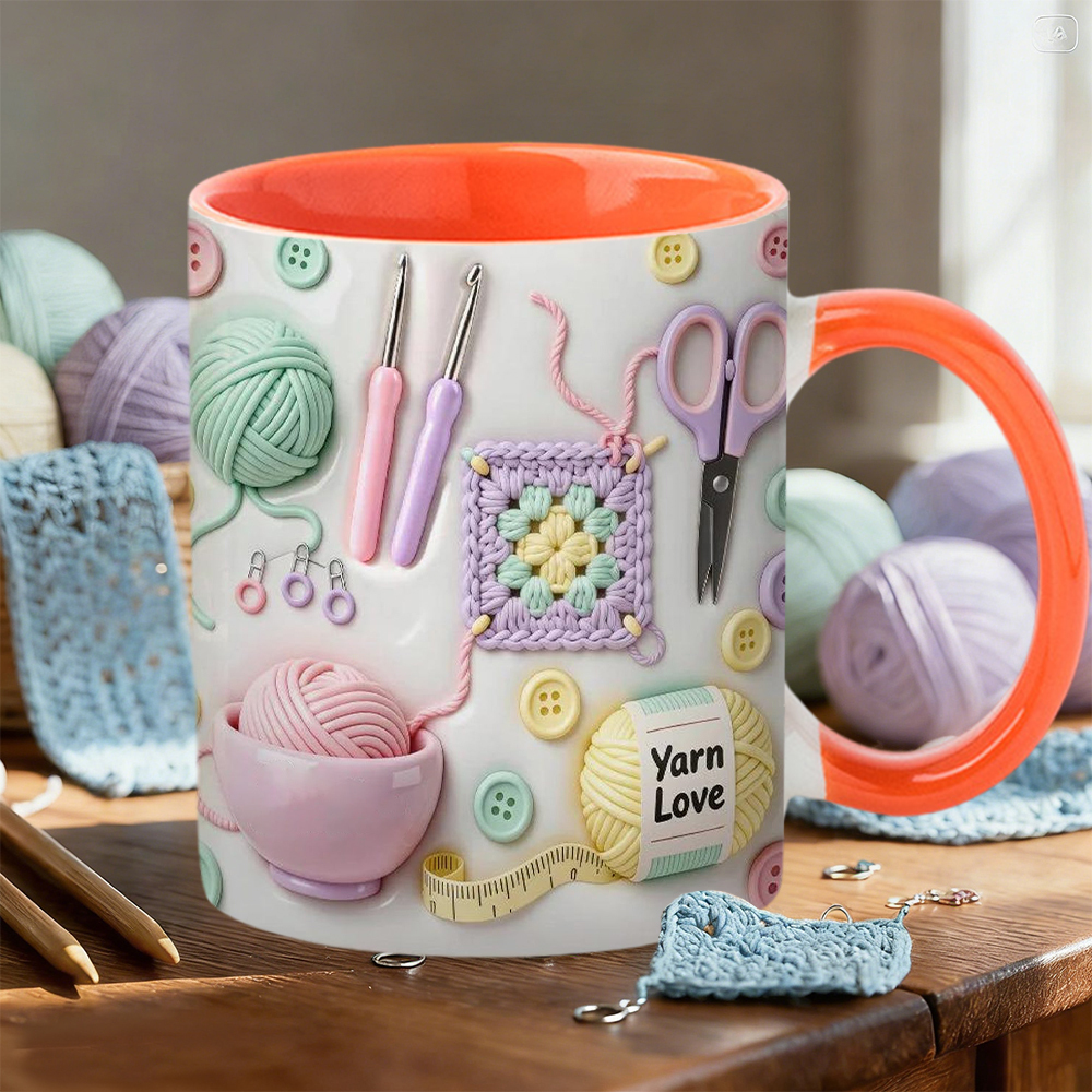 Sewing Supplies Themed Ceramic Mug | WSMug20