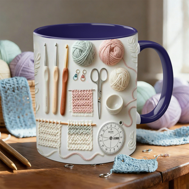 Sewing Supplies Themed Ceramic Mug | WSMug25