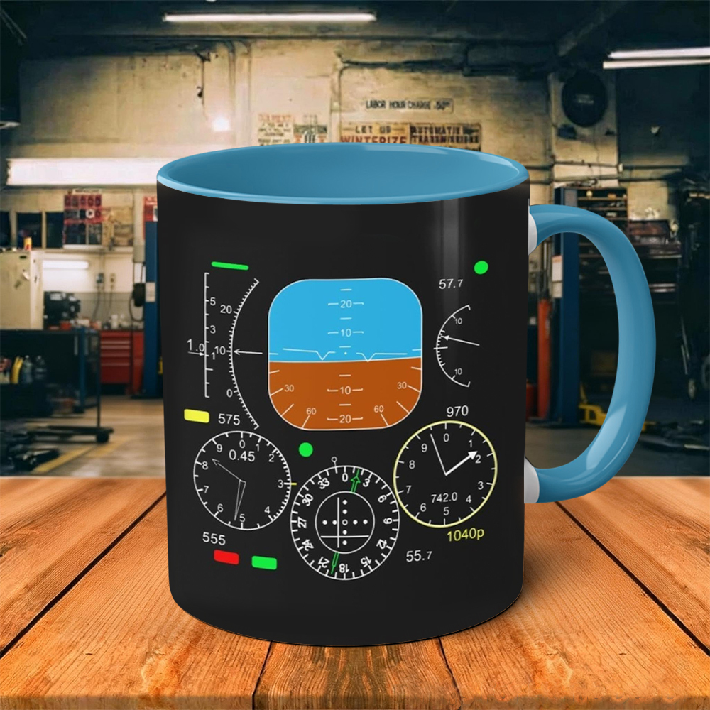 Aviation-Themed Ceramic Mug | WSMug35