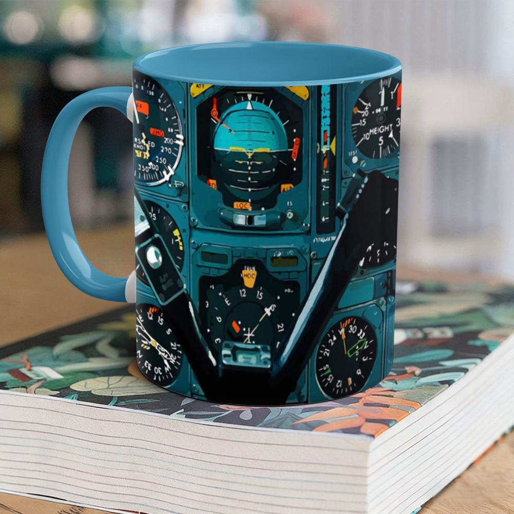 Aviation-Themed Pilot Ceramic Mug | WSMug37