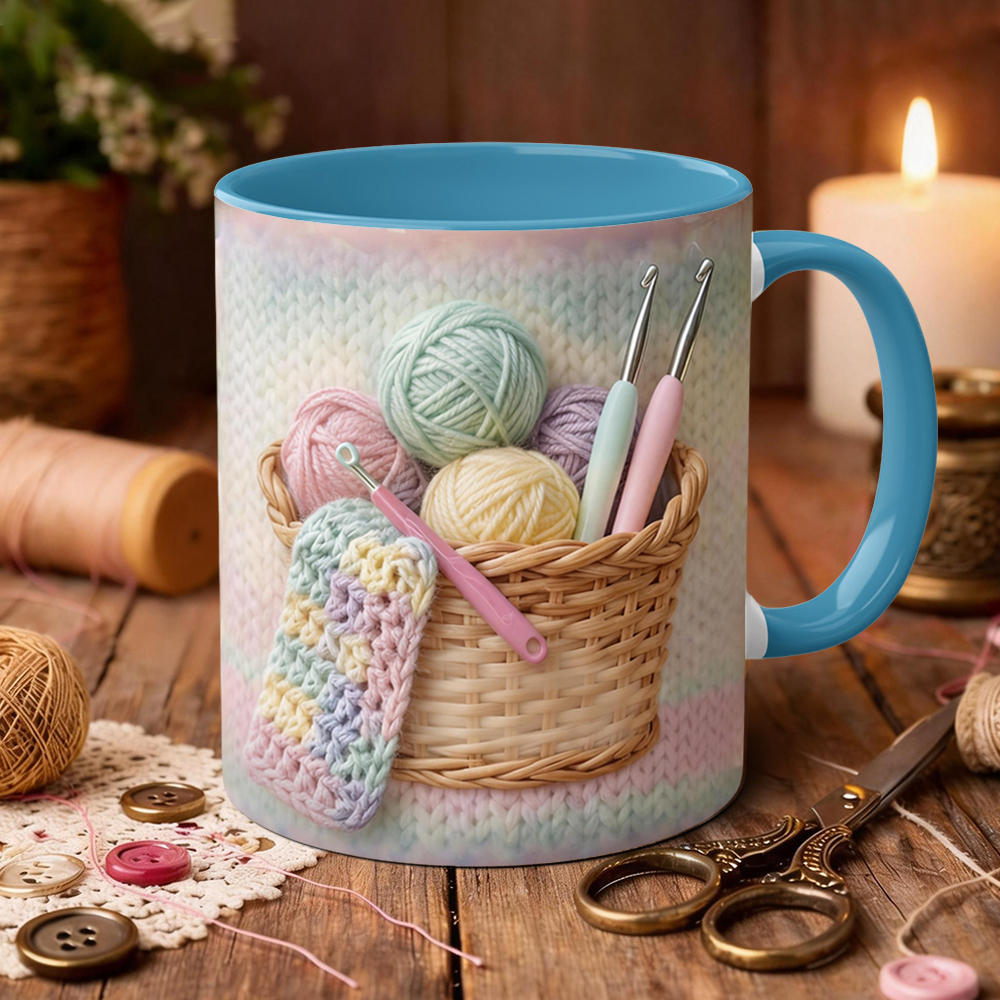 Sewing Supplies Themed Ceramic Mug | WSMug49