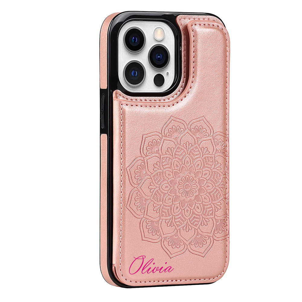 Personalised Monogram Mandala Embossed Phone Case | OFCase123