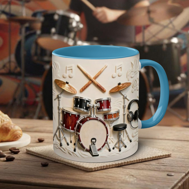 Drummer-Themed Ceramic Mug | WSMug57