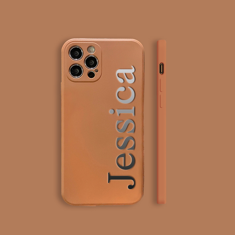 Personalised Monogram Silicone Phone Cover Case | OFCase004