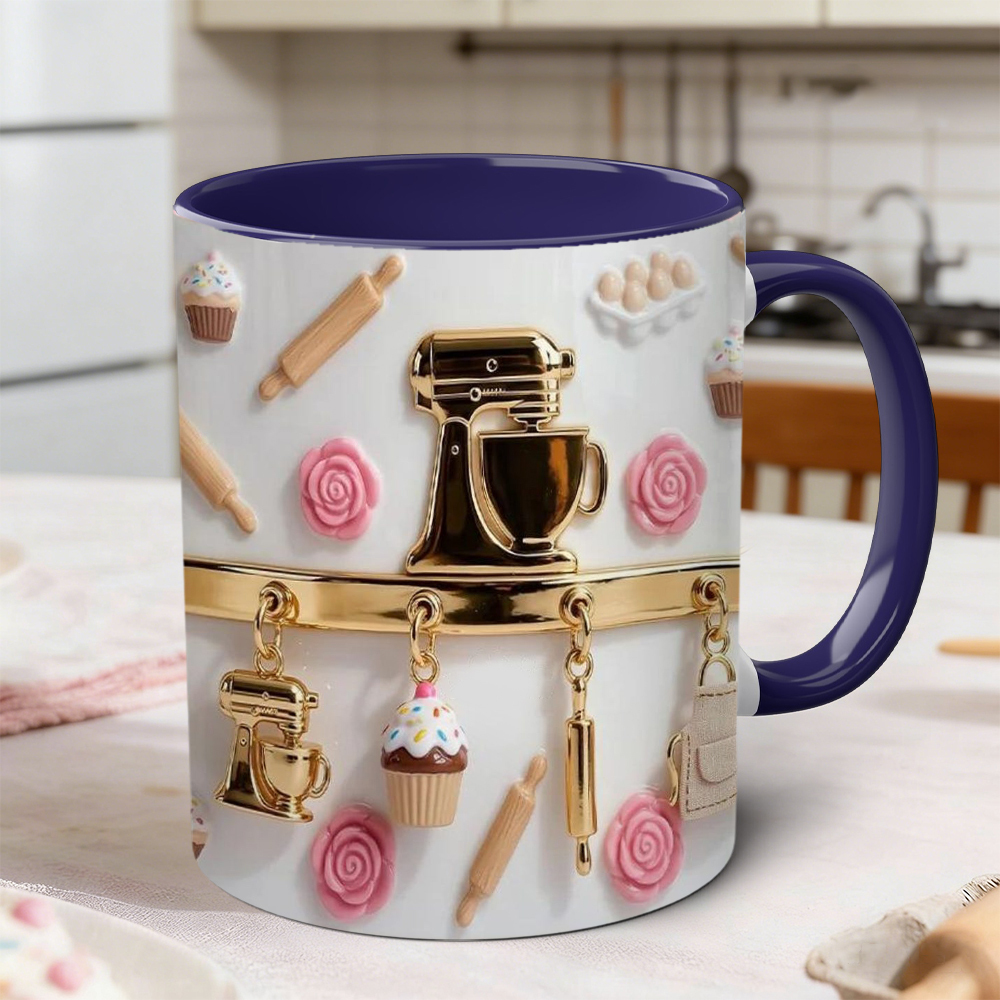Cake Baking Themed Ceramic Mug | WSMug22
