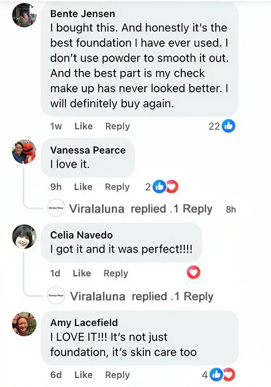 Customer comment screenshot 2