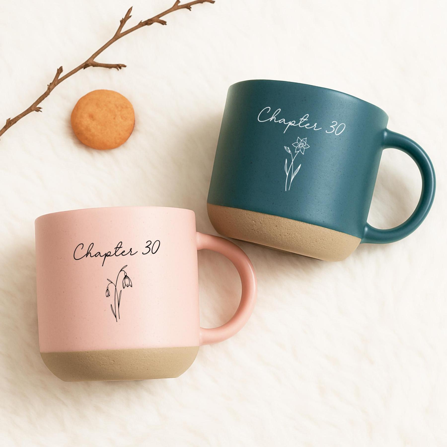 Personalized Birthday Month Floral Mug | WSMug63