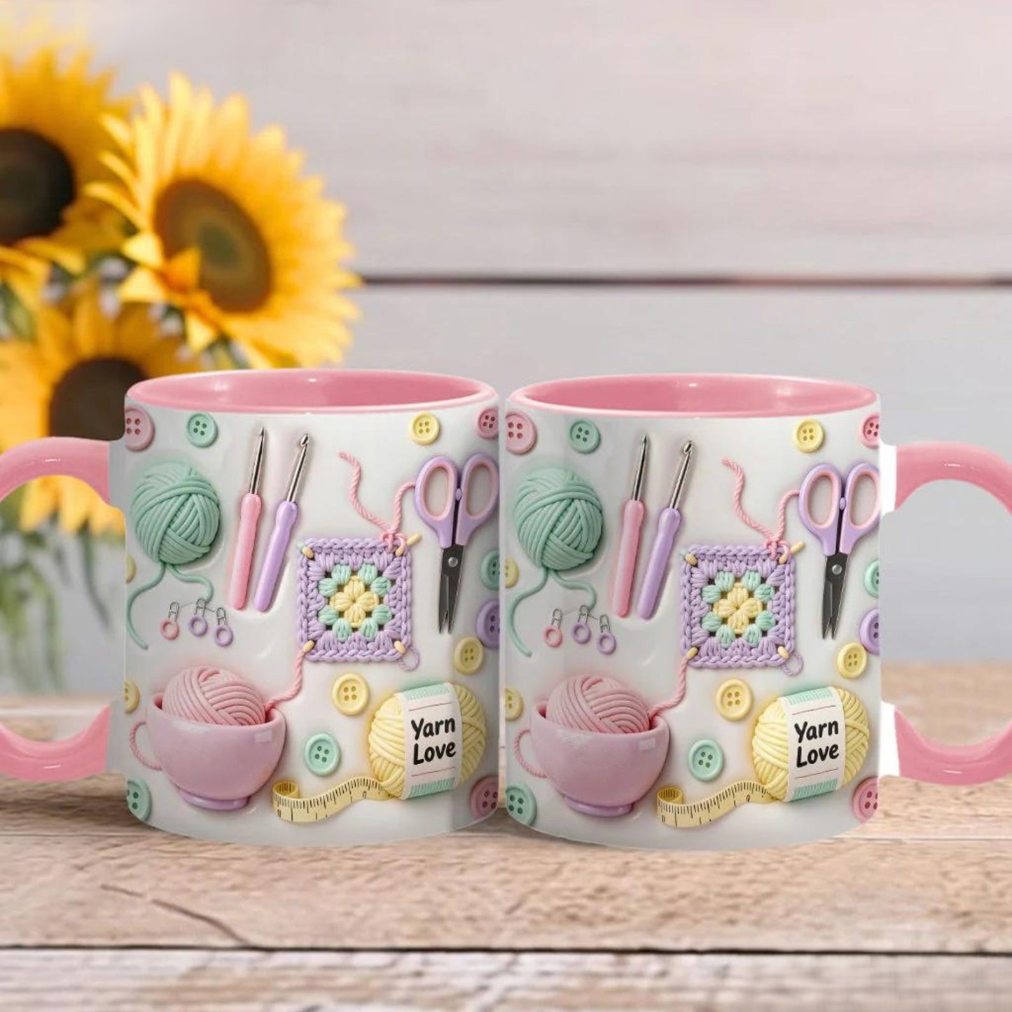 Sewing Supplies Themed Ceramic Mug | WSMug20