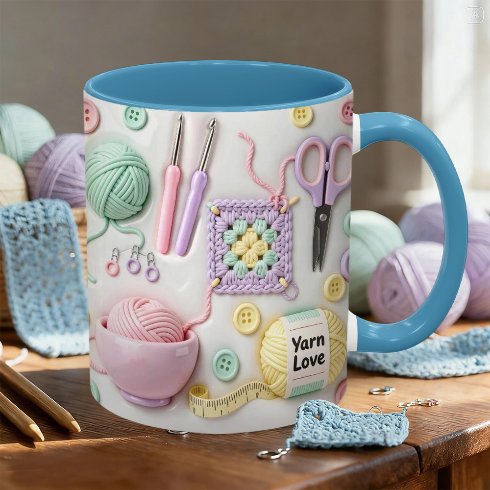 Sewing Supplies Themed Ceramic Mug | WSMug20