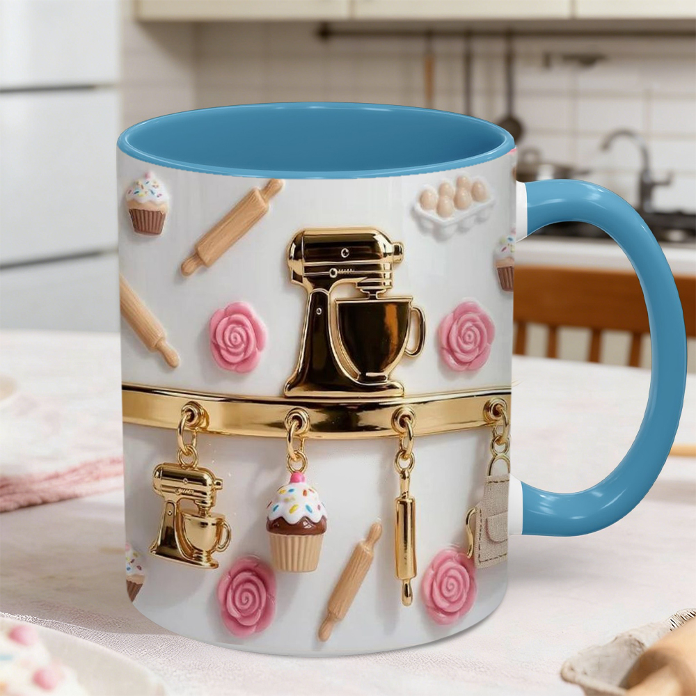 Cake Baking Themed Ceramic Mug | WSMug22