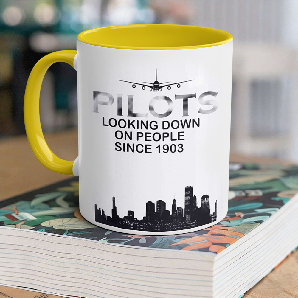Aviation-Themed Pilot Ceramic Mug | WSMug36