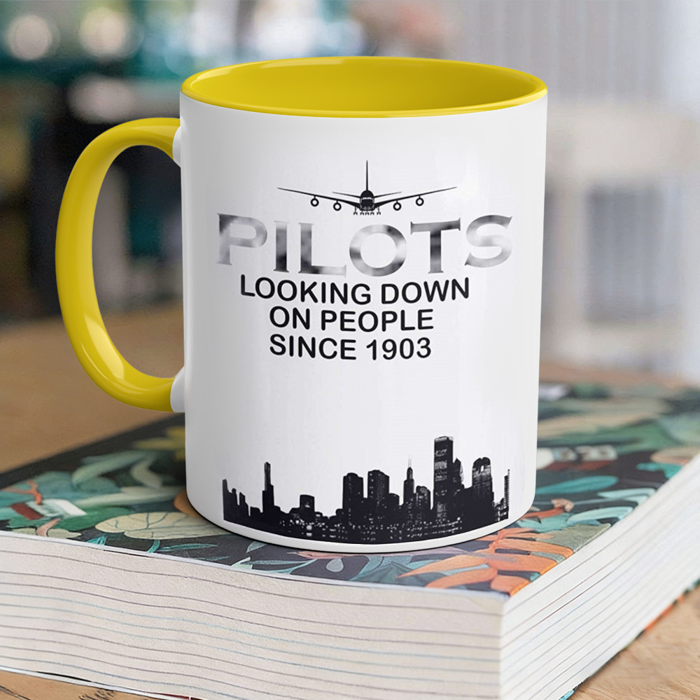 Aviation-Themed Pilot Ceramic Mug | WSMug36