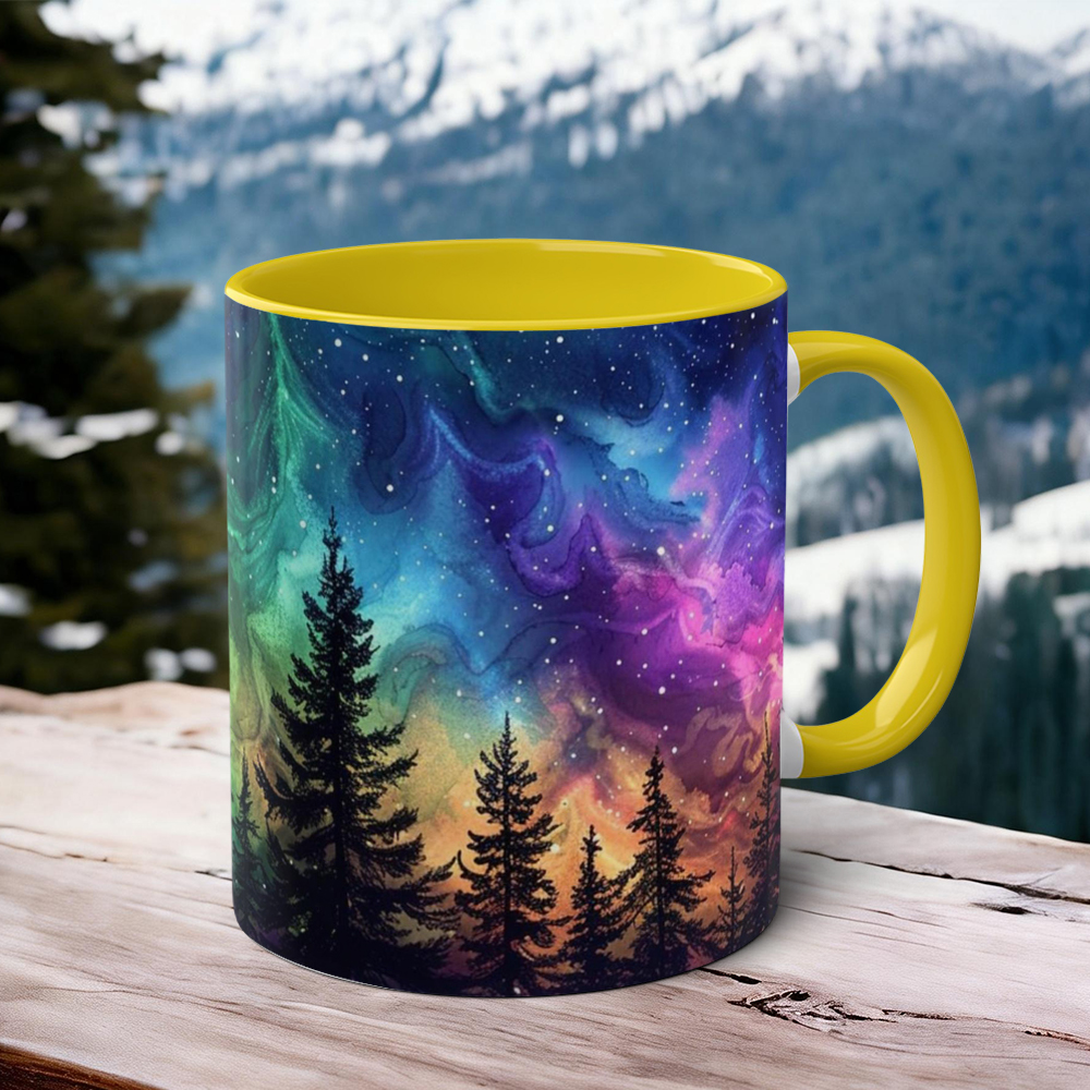 Aurora-Themed Ceramic Mug | WSMug53