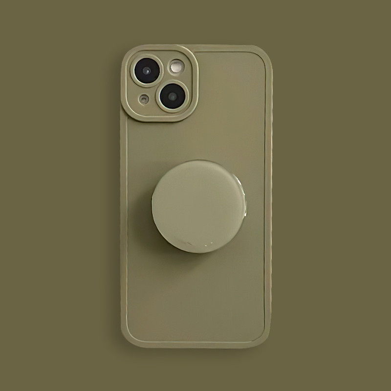 Fashion Matting with stand Silicone Phone Cover Case | OFCase010