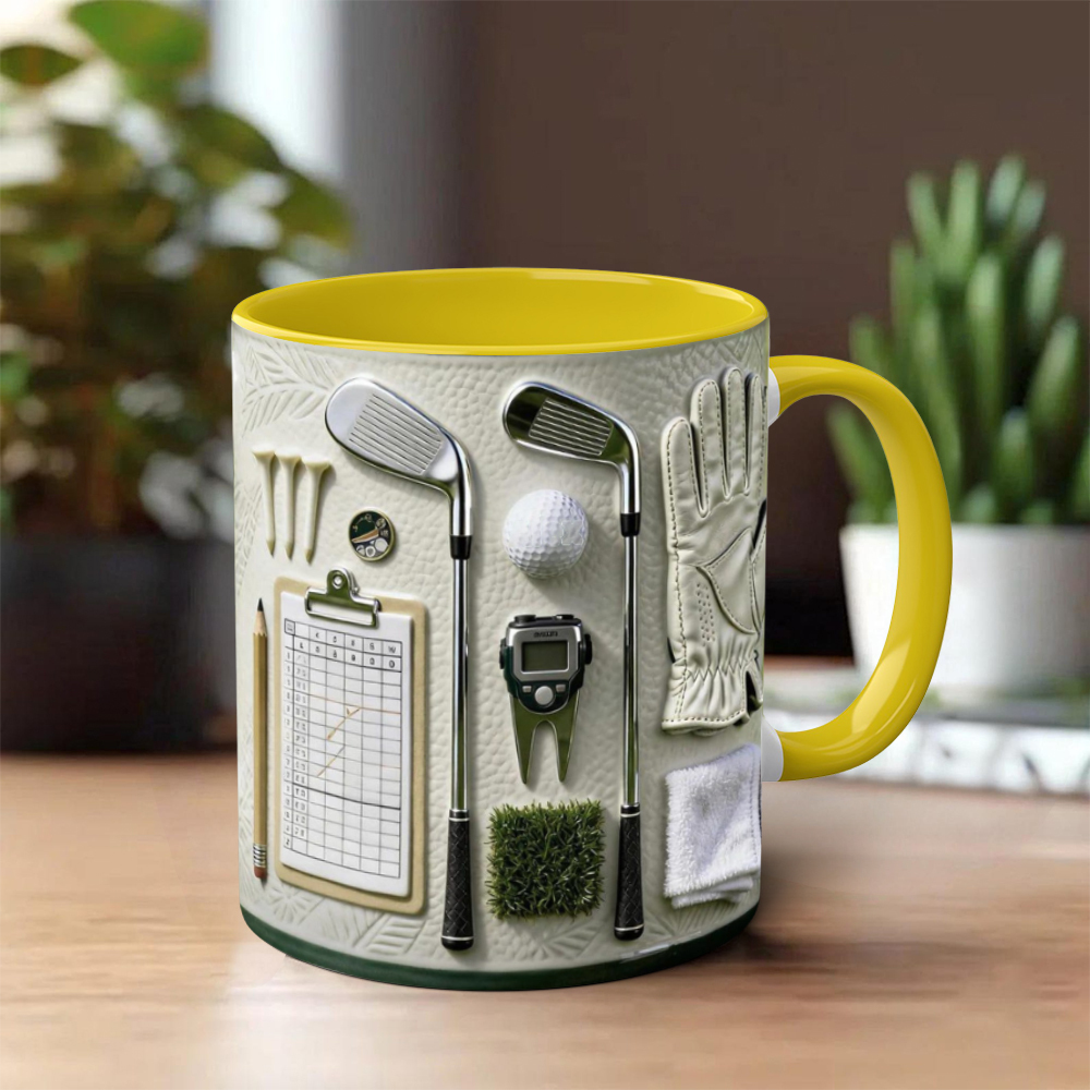 Golfer-Themed Ceramic Mug | WSMug56