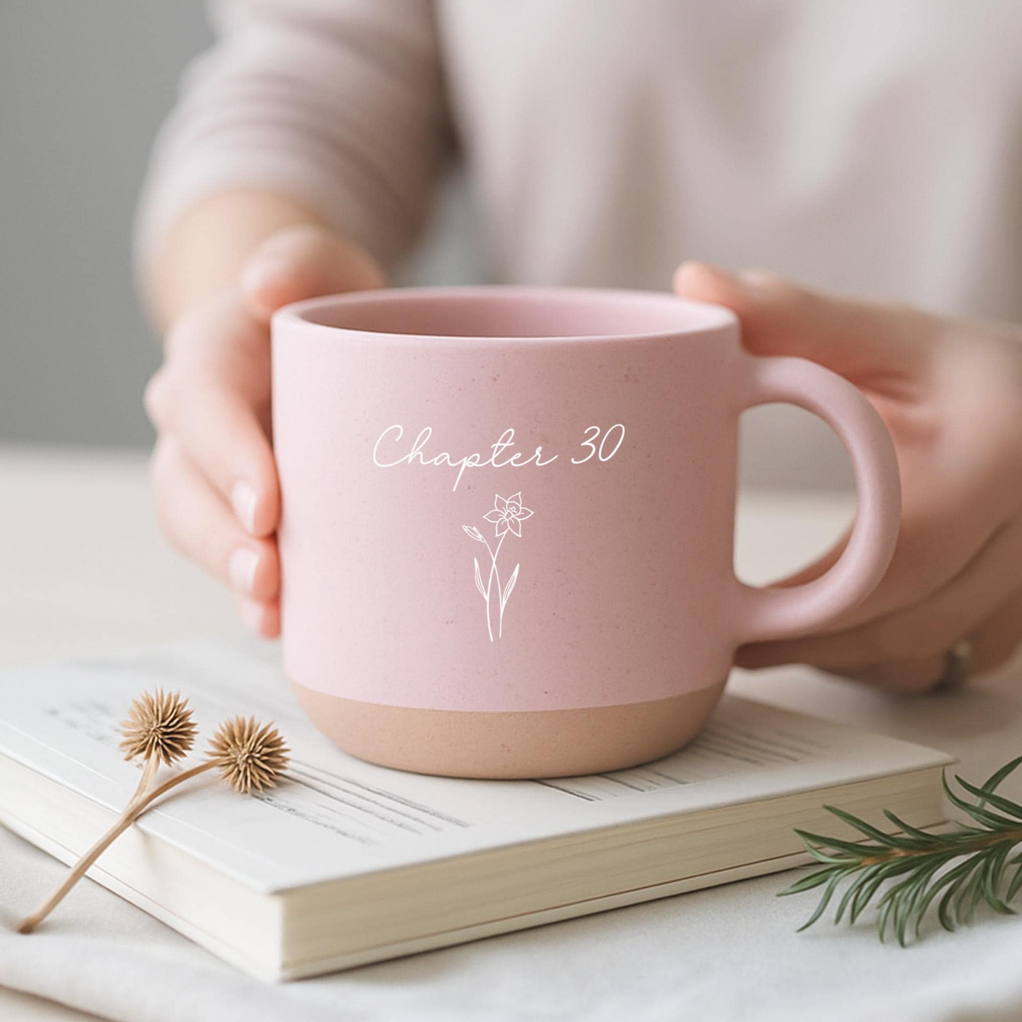 Personalized Birthday Month Floral Mug | WSMug63
