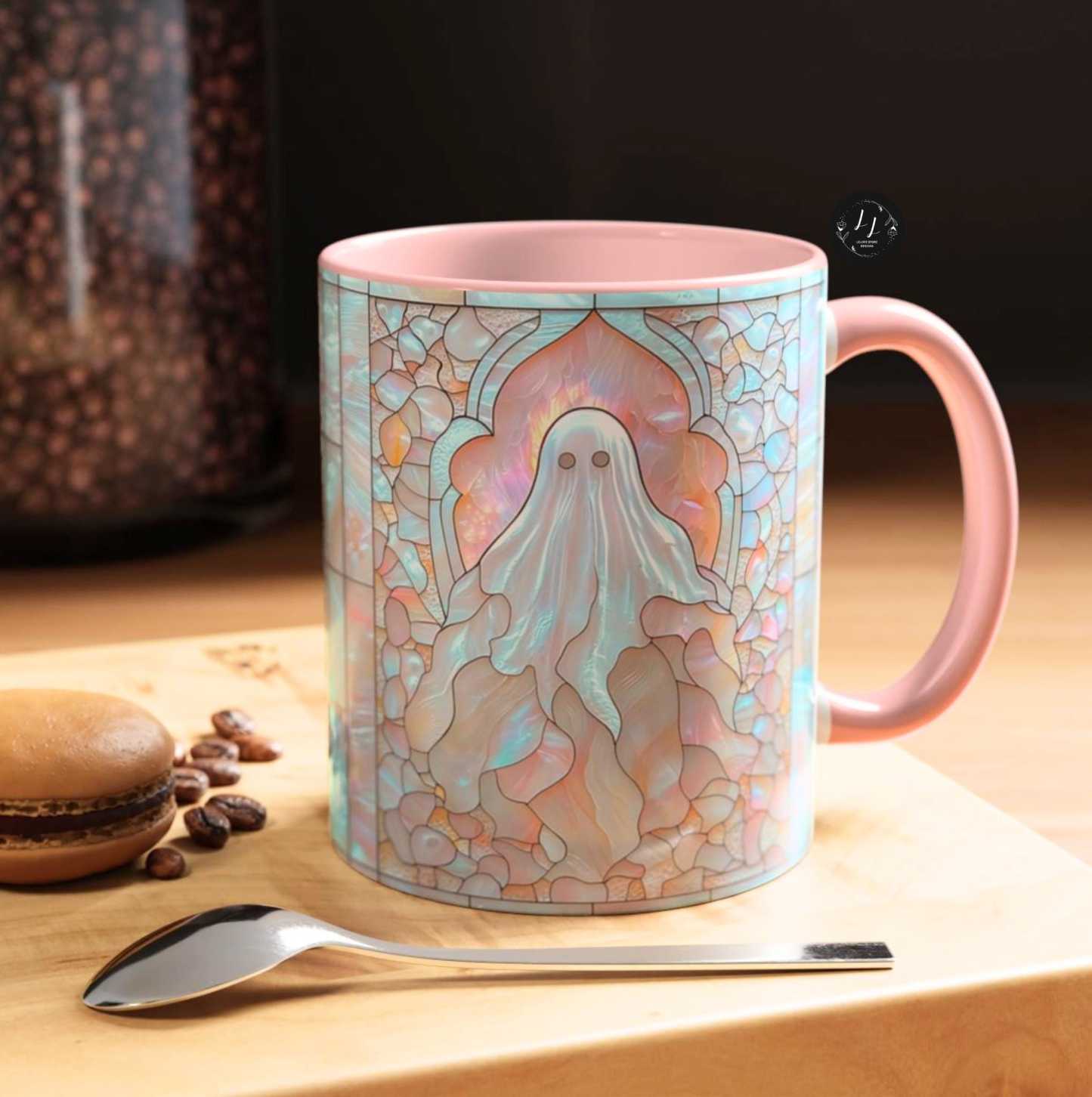 Imitation Stained Glass Halloween Ghost Mug | WSMug41