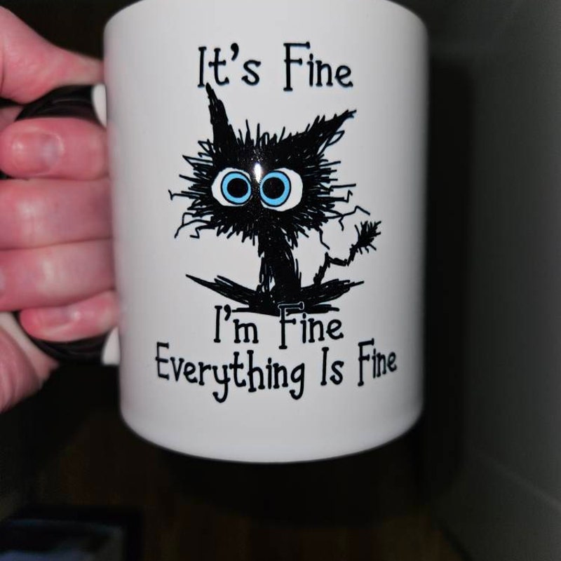 It's Fine I'm Fine Everything Is Fine Mug | WSMug10