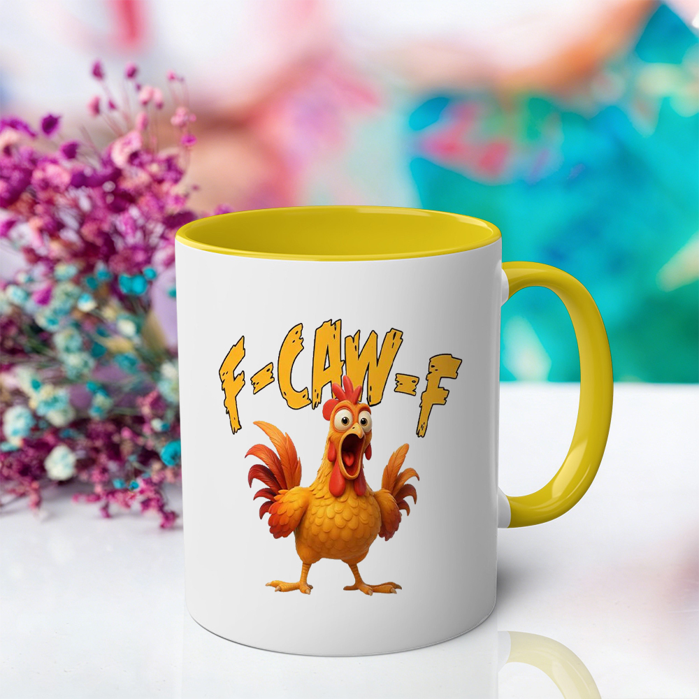 F-Caw-F Chicken Humor Mug | WSMug07