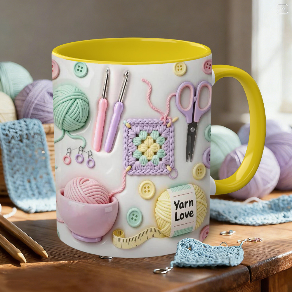 Sewing Supplies Themed Ceramic Mug | WSMug20