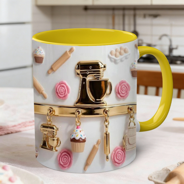 Cake Baking Themed Ceramic Mug | WSMug22