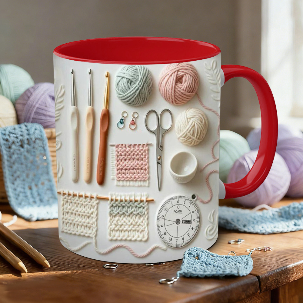 Sewing Supplies Themed Ceramic Mug | WSMug25
