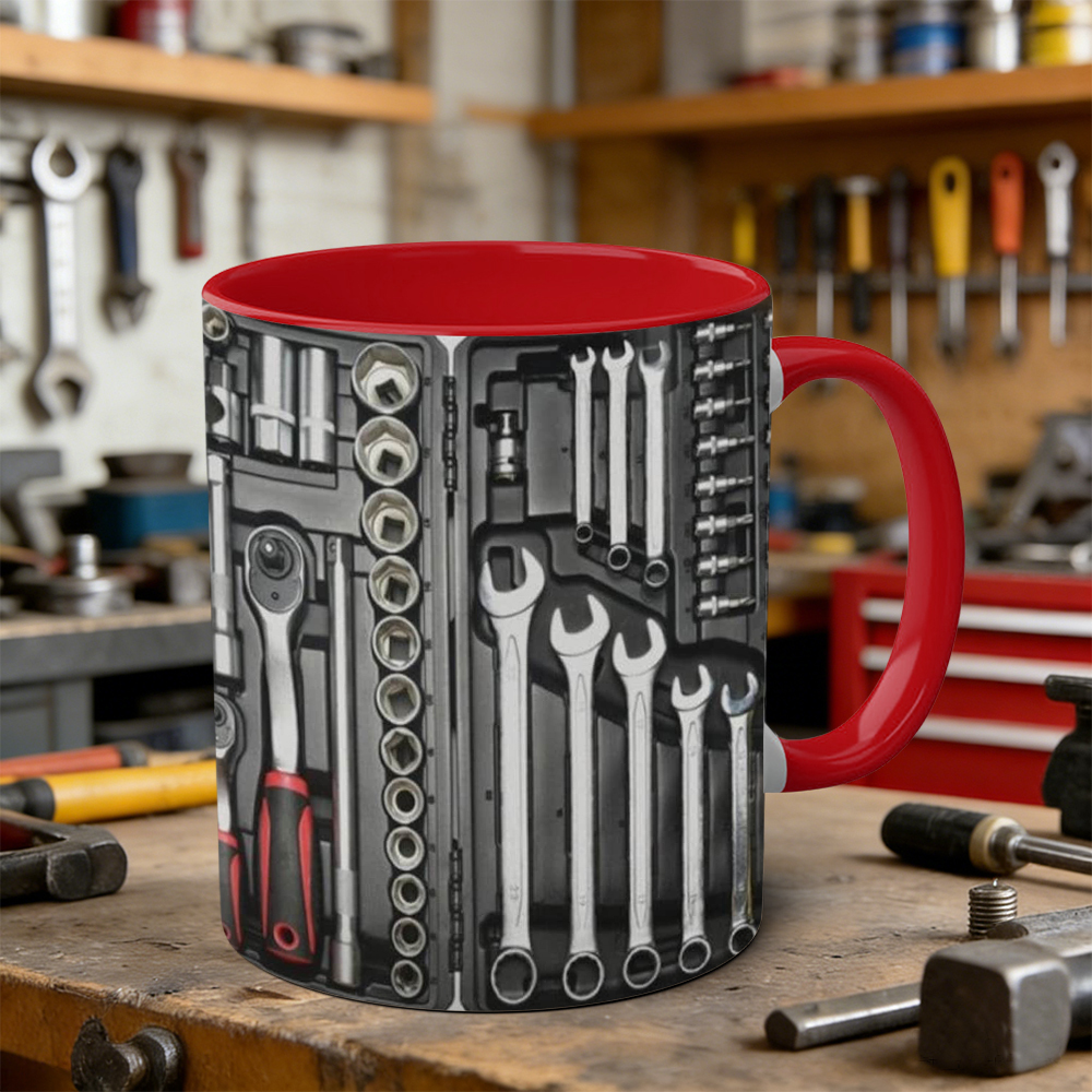 Mechanic Tool Box Ceramic Mug | WSMug28