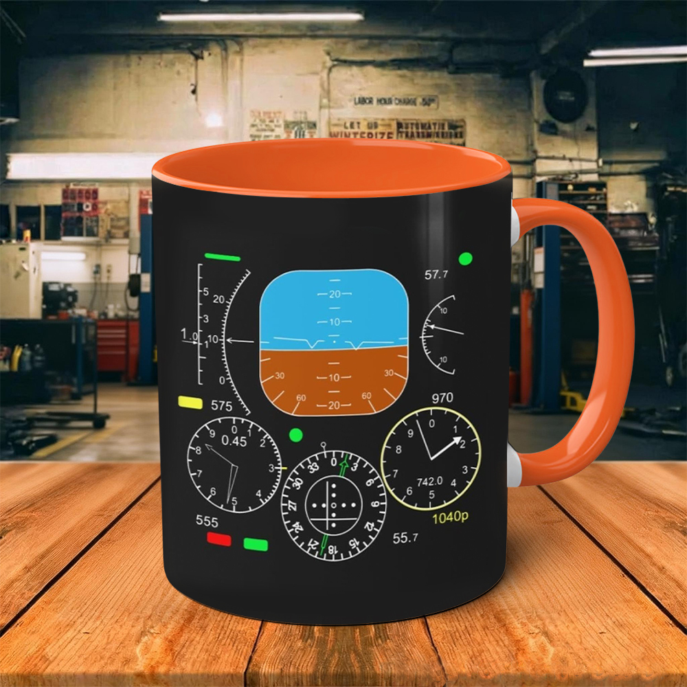 Aviation-Themed Ceramic Mug | WSMug35