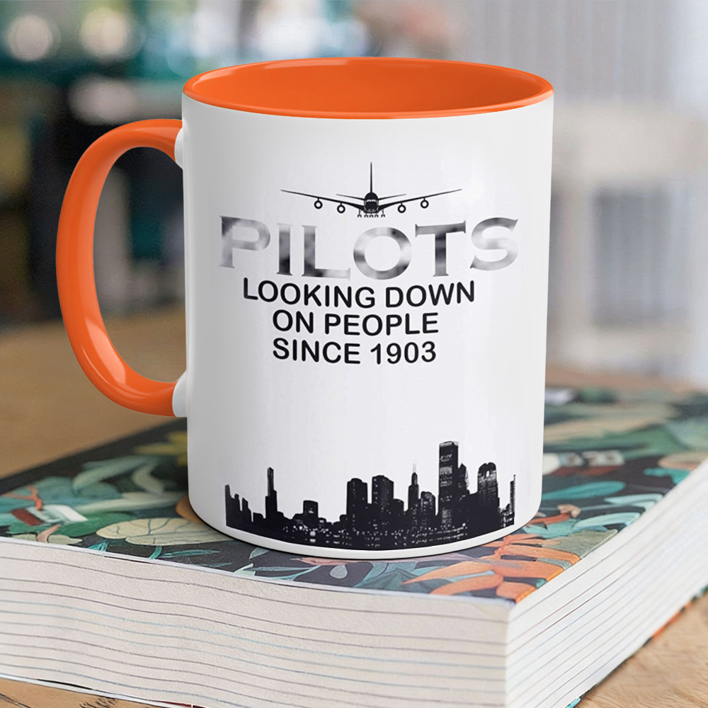 Aviation-Themed Pilot Ceramic Mug | WSMug36