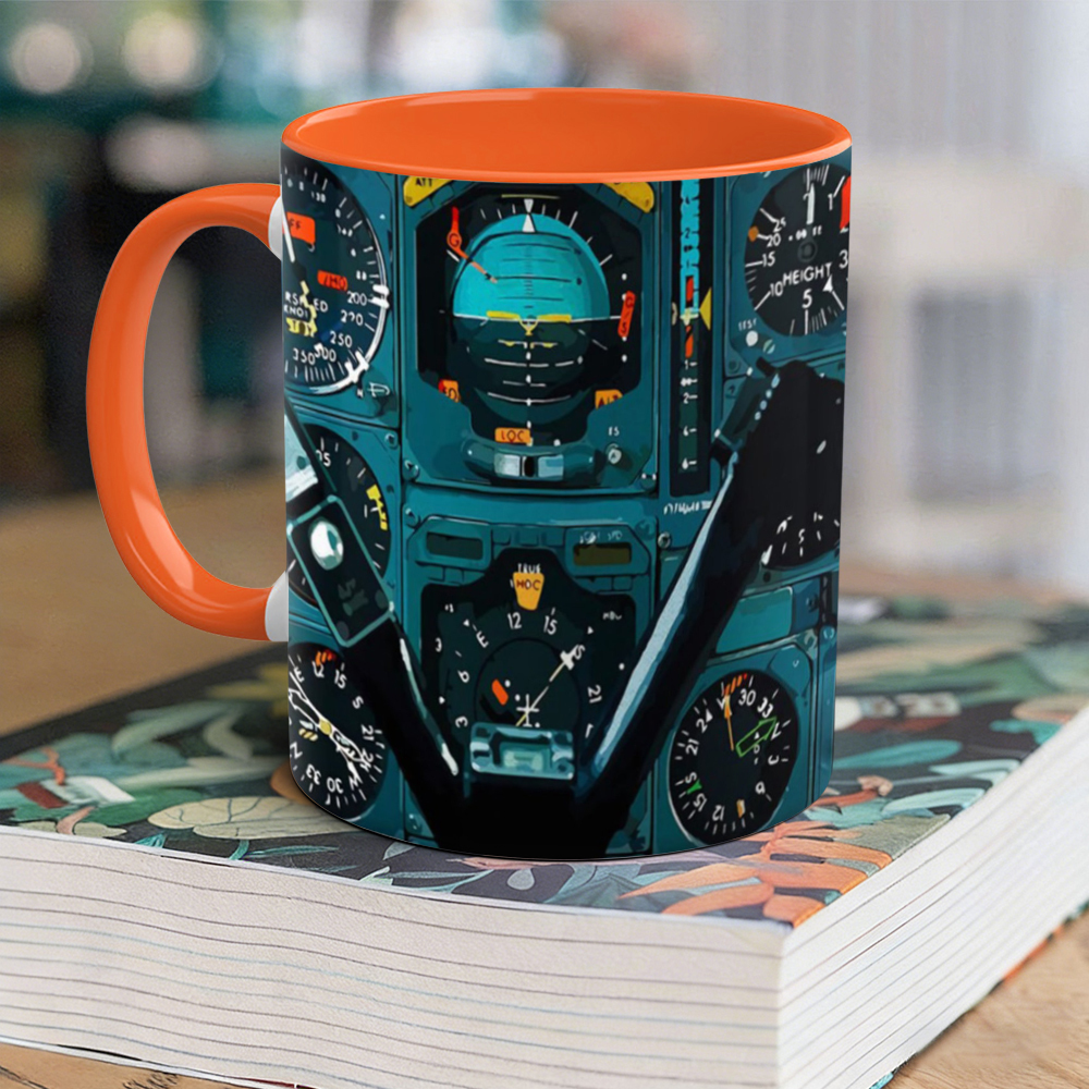 Aviation-Themed Pilot Ceramic Mug | WSMug37