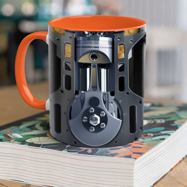 Mechanic Engine Ceramic Mug | WSMug38