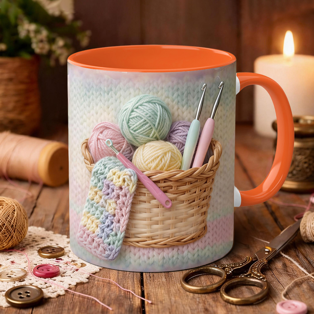 Sewing Supplies Themed Ceramic Mug | WSMug49