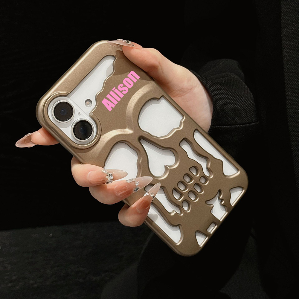 Personalized Name Skull Phone Case for iPhone | OFCase151